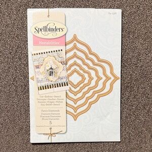 Spellbinders Nestabilities Fancy Diamond dies S4-526 NWT